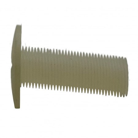 #8-32 X 1/2 In Phillips Pan Machine Screw, Plain Nylon